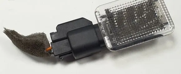 Volvo C70 Headlining lighting console trim 30722729