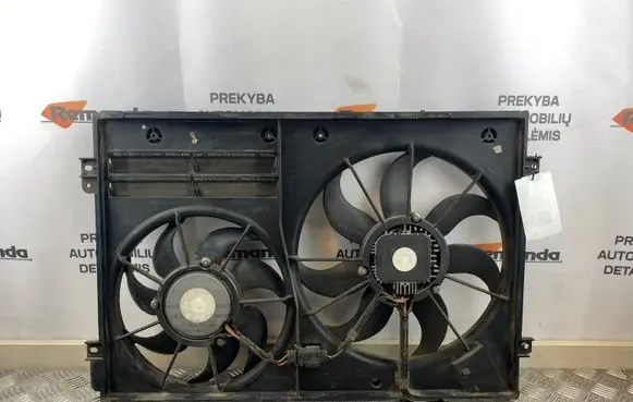 Volkswagen PASSAT CC Radiator cooling fan shroud 1K0121207BC 1355D300199 1K0121205AD