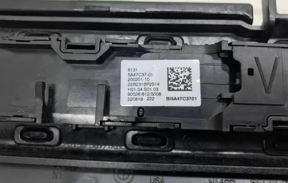 BMW X3 G01 Sound control switch 5A47C3701 20020110