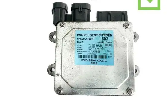 Peugeot 1007 Engine control unit/module 9655460380 JQ601A028 6900000589