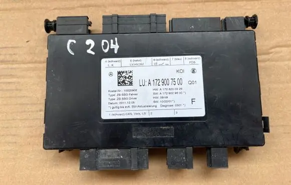 Mercedes-Benz E A207 Seat control module A1729007500 A1728200326 A1729029800