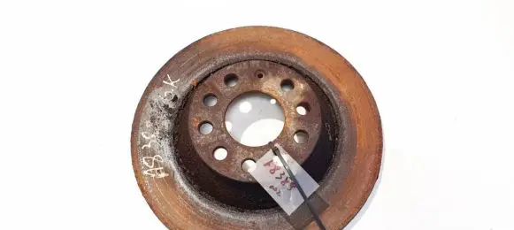 Audi A6 S6 C6 4F Rear brake disc neventiliuojamas