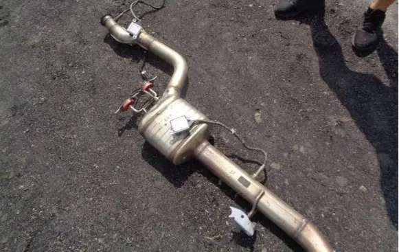 Mercedes-Benz S W222 Rear muffler/silencer tail pipe 