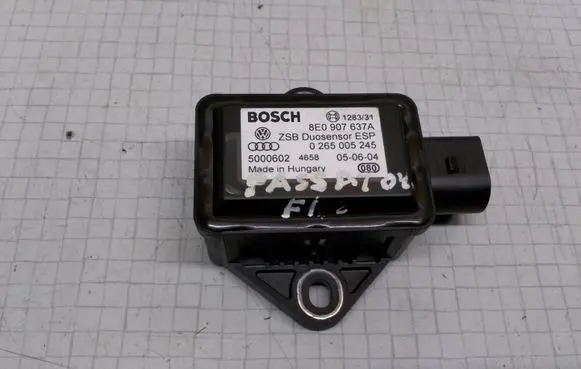 Volkswagen PASSAT B5.5 ESP acceleration yaw rate sensor 8E0907637A 0265005245