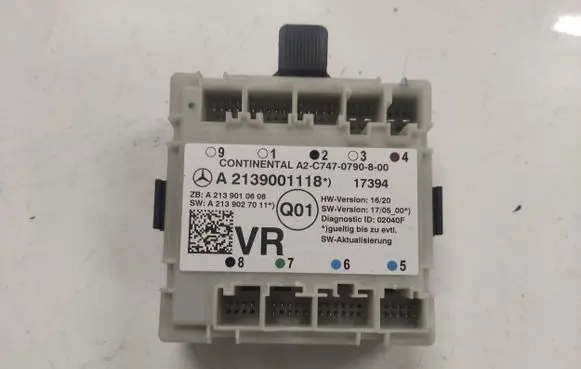 Mercedes-Benz E W213 Door control unit/module A2139001118 A2139027011 A2139010608
