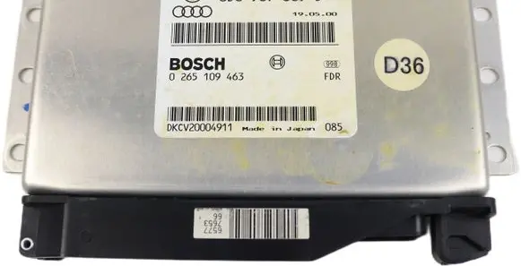 Audi A6 S6 C5 4B ESP (stability system) control unit 8D0907389D DKCV20004911 0265109463