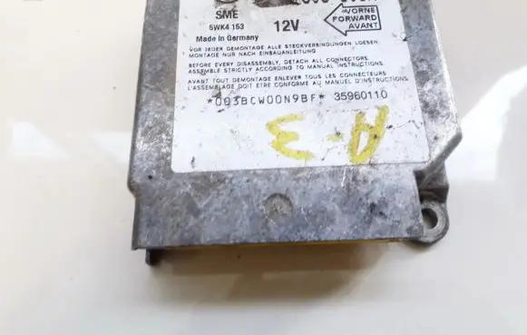 Audi A3 S3 8L Airbag control unit/module 1j0909601a 5wk4153