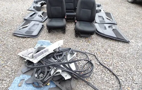 Toyota Verso Seat and door cards trim set ascdsx