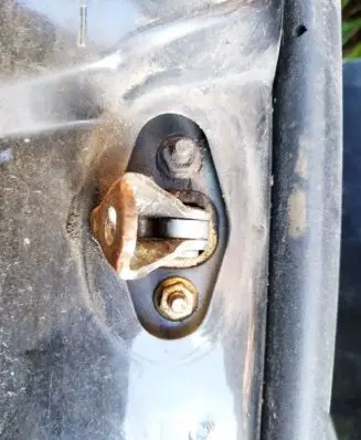 Peugeot 607 Front door check strap stopper 