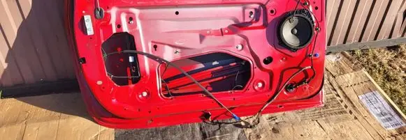 Opel Adam Front door window regulator with motor 131313