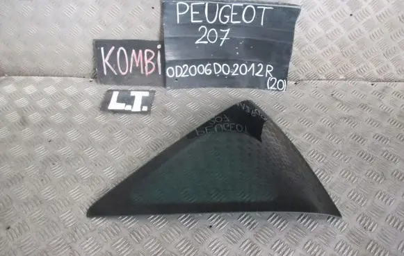 Peugeot 207 Sliding door window/glass 