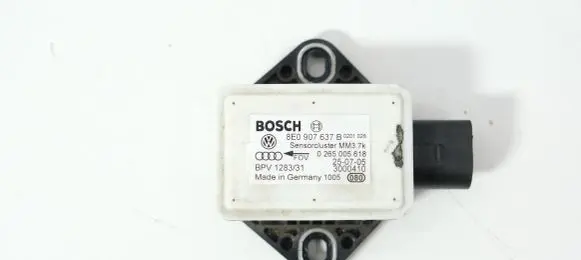 Audi A6 S6 C6 4F ESP acceleration yaw rate sensor 8E907637B