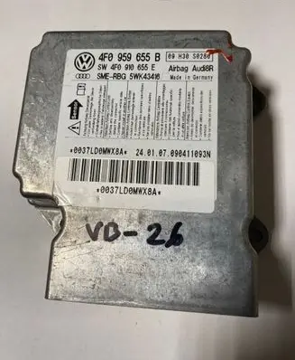 Audi A6 S6 C6 4F Airbag control unit/module 4F0959655B 4F0910655E 5WK43416