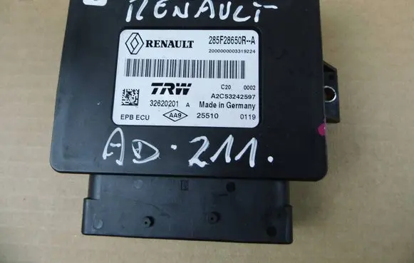 Renault Scenic III - Grand scenic III Hand brake control module 285F28650R