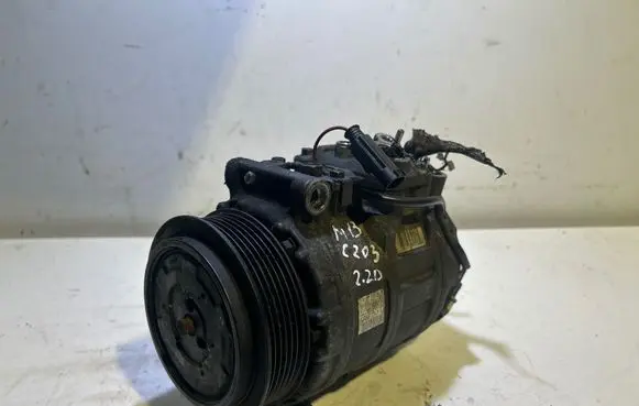 Mercedes-Benz C W203 Air conditioning (A/C) compressor (pump) A0012305611 7SEU17C GE4471809729