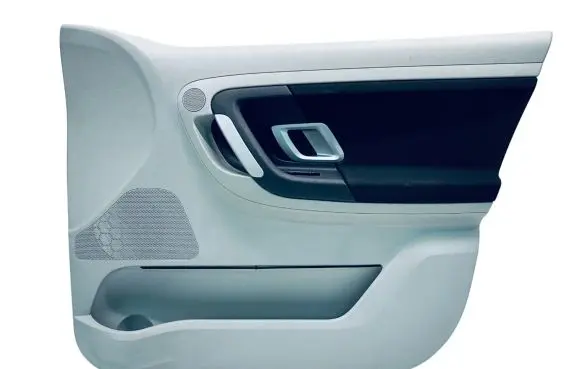 Front door card panel trim
