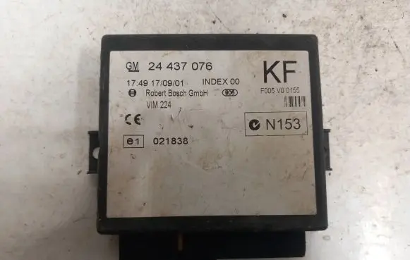 Opel Zafira A Comfort/convenience module 24437076 F005V00155 021838