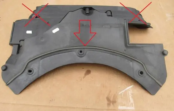BMW 5 F10 F11 Heat shield in engine bay 7188421