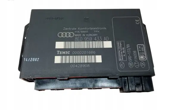 Audi A4 S4 B6 8E 8H Central body control module 8E0959433AD