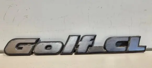 Volkswagen Golf II Rear loading door model letters 191853687k