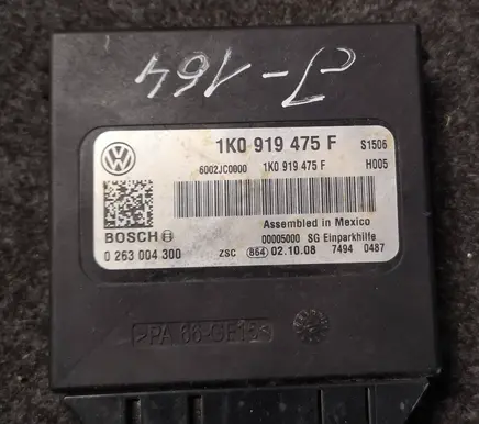 Volkswagen Eos Parking PDC control unit/module 1K0919475F 6002JC0000 0263004300