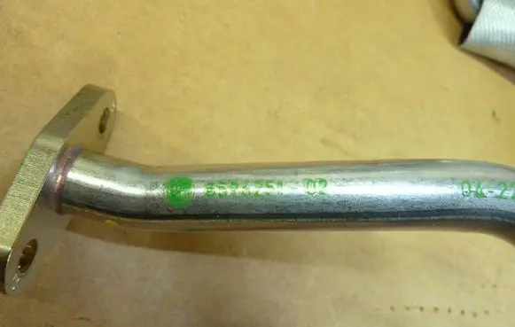 Turbo turbocharger oiling pipe/hose