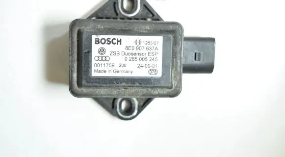 Audi A6 S6 C5 4B ESP acceleration yaw rate sensor 8E0907637A