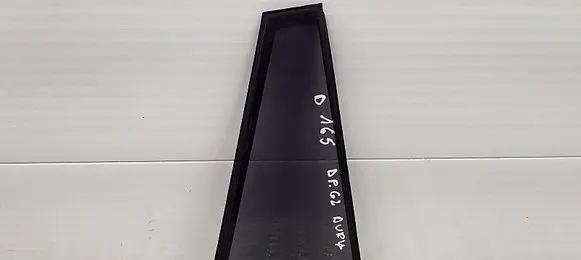 Rear vent window glass