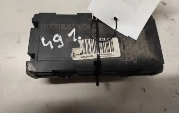 Peugeot 407 Tire pressure control unit 9655140080