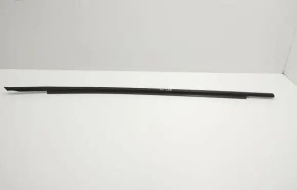 Front door glass trim molding
