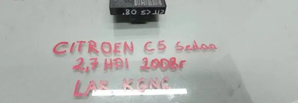 Citroen C5 Coolant fan relay 9652021180