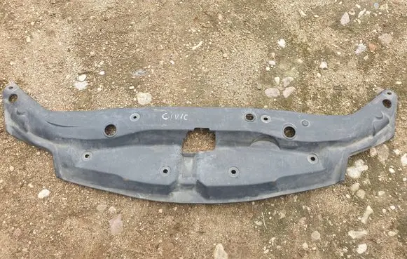 Engine bonnet/hood lock trim molding