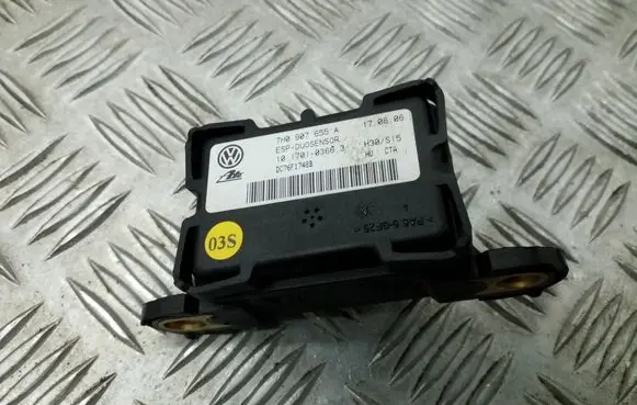 Volkswagen Touran I ESP acceleration yaw rate sensor 7H0907655A