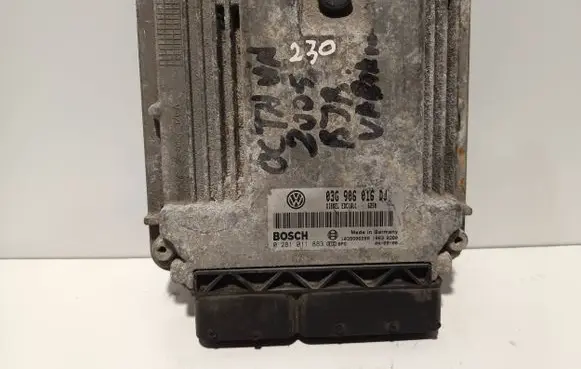 Skoda Octavia Mk2 (1Z) Engine control unit/module 03G906016DJ 1039S06266 0281011883