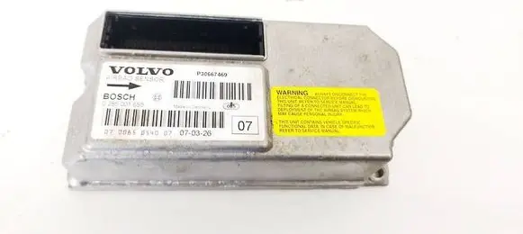Volvo S60 Airbag control unit/module P30667469 0285001655