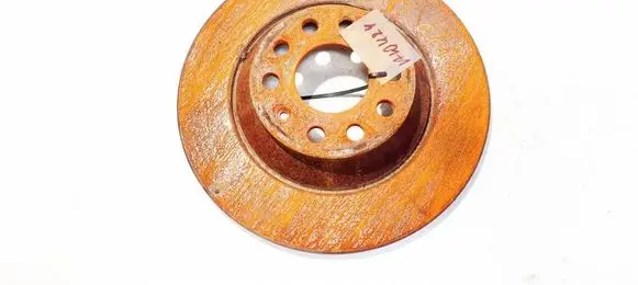Audi A6 S6 C6 4F Rear brake disc neventiliuojamas