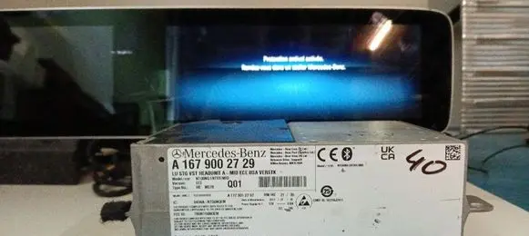 Mercedes-Benz A W177 Radio/CD/DVD/GPS head unit A1679002729