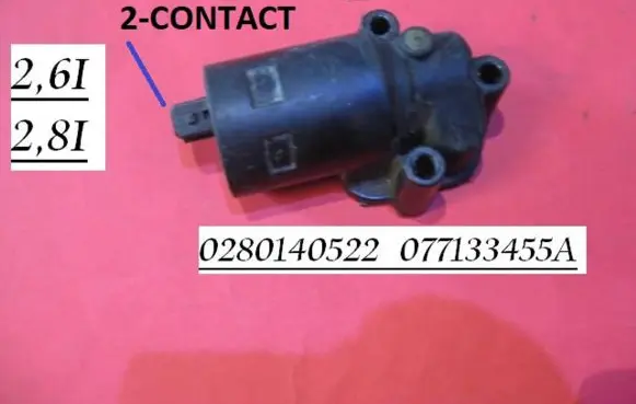 Audi A8 S8 D2 4D Idle control valve (regulator) 0280140522 077133455A