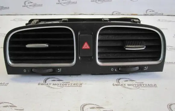 Volkswagen Golf VI Dash center air vent grill 5K0815736D
