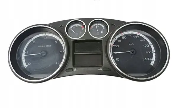 Peugeot 308 Speedometer (instrument cluster) 9666649080