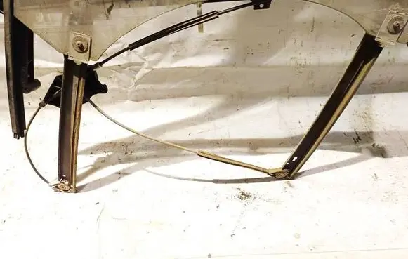 Audi A6 S6 C6 4F Sliding door window regulator with motor 4F0837629