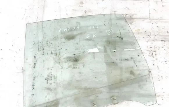 Mazda 626 Rear door window glass