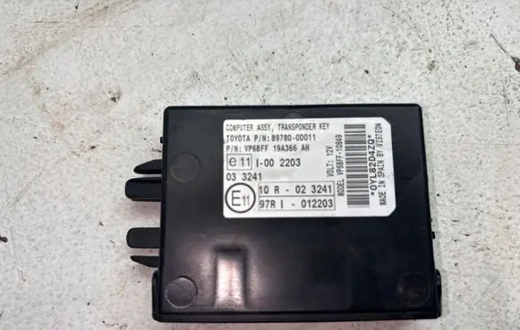 Toyota Yaris Other control units/modules 897800D011