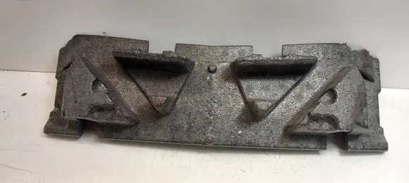 Front bumper foam support bar