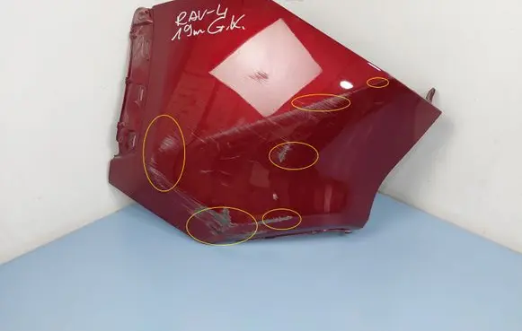 Rear bumper corner part panel trim