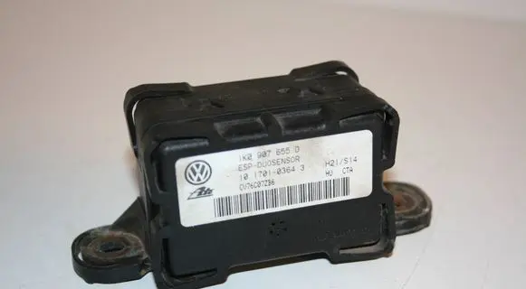 Skoda Octavia Mk2 (1Z) ESP acceleration yaw rate sensor 1K0907655D CV76C07ZB6 10170103643