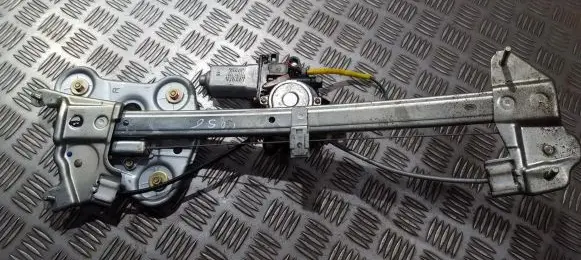 Sliding door window regulator with motor