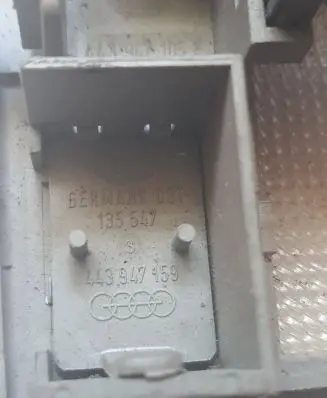 Audi A6 S6 C4 4A Sunroof switch 443947159