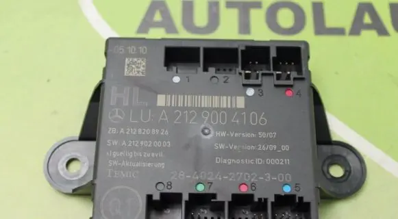 Mercedes-Benz E W212 Door control unit/module A2129004106 2129004106