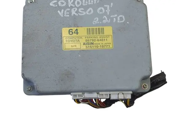 Toyota Corolla Verso AR10 Parking PDC control unit/module 8679264011 51611010771